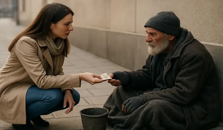 Rüyada Dilenciye Para Vermek