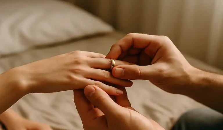 Rüyada Altın Alyans Takıp Sözlenmek