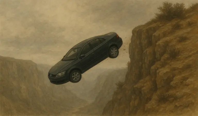 Rüyada Araba İle Yüksekten Düşmek