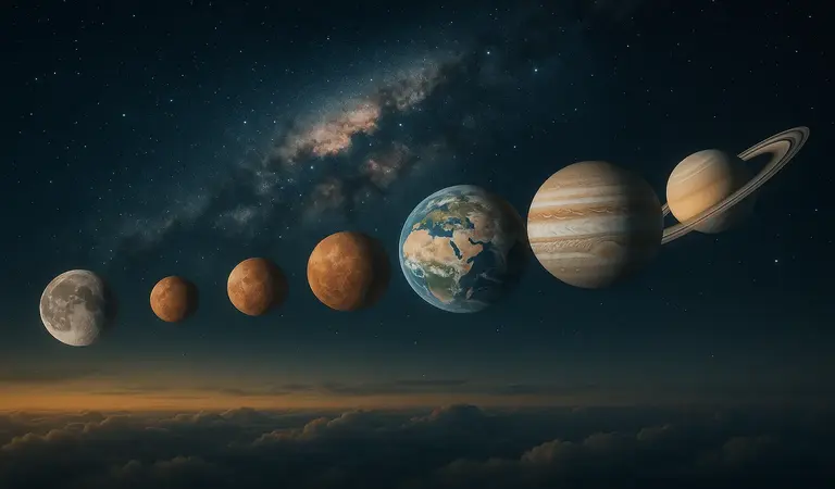 Rüyada Gezegenlerin Dizildiğini Görmek