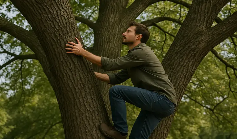 Rüyada Ağaca Çıkmaya Çalışmak